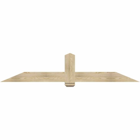 Ekena Millwork Eugene Rough Sawn Timber Gable Bracket, Douglas Fir, 84"W x 17"H x 6"D x 6"F, 5/12 Pitch GBW084X17X0606EUG00RDF